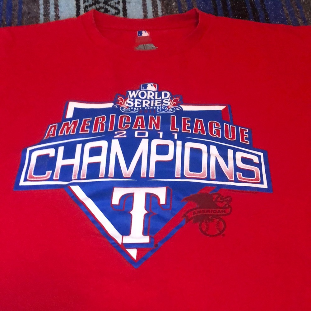 Texas Rangers 2011 American League Champions Tee Shirt